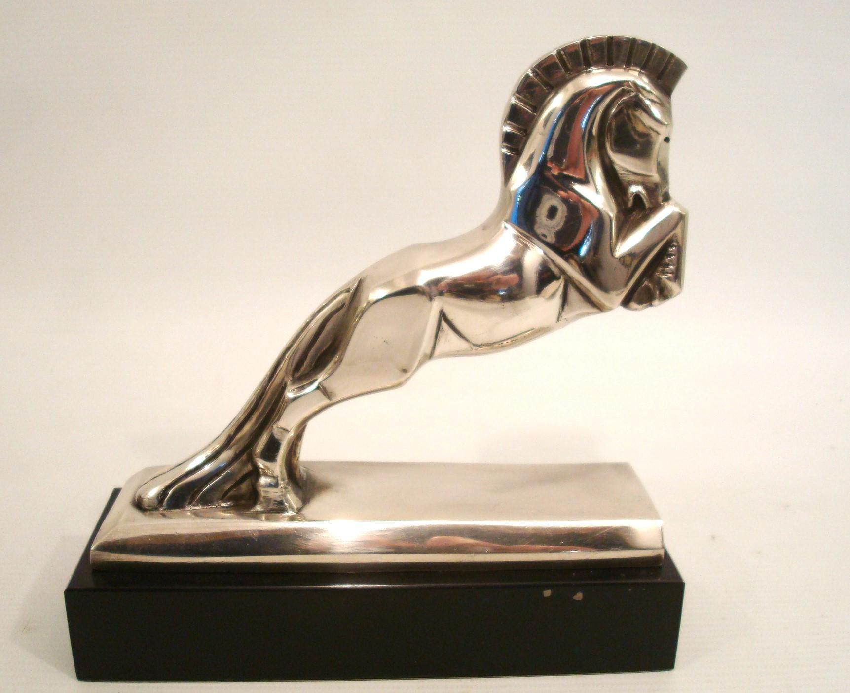 Bronzeskulptur mit Pferden im Art déco-Stil von Jacques Cartier, um 1930, Frankreich im Angebot 7