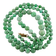 Vintage Art Deco Jade Necklace