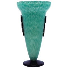 Art Deco Jade Vase by Charles Schneider