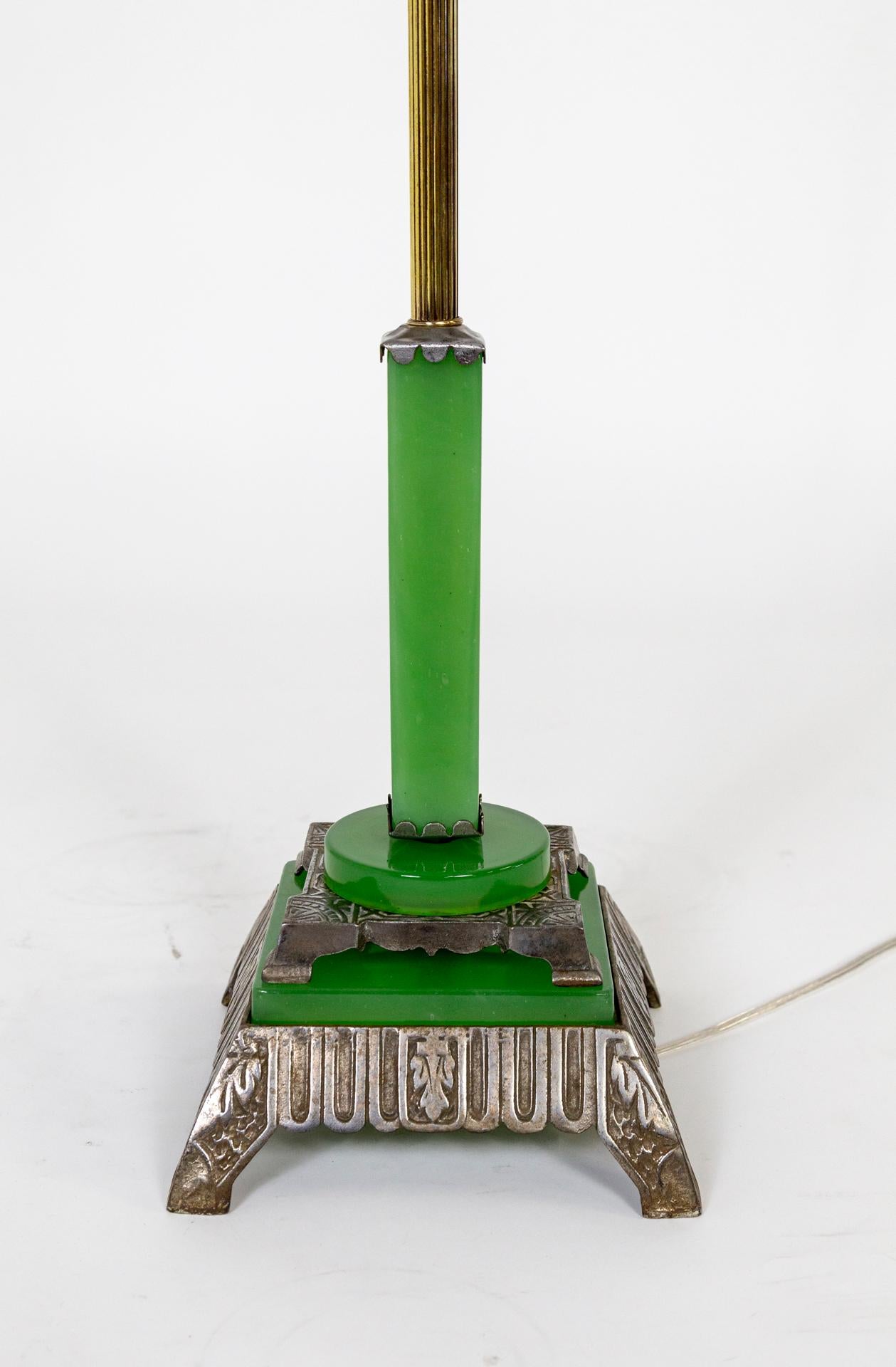antique jadeite floor lamp