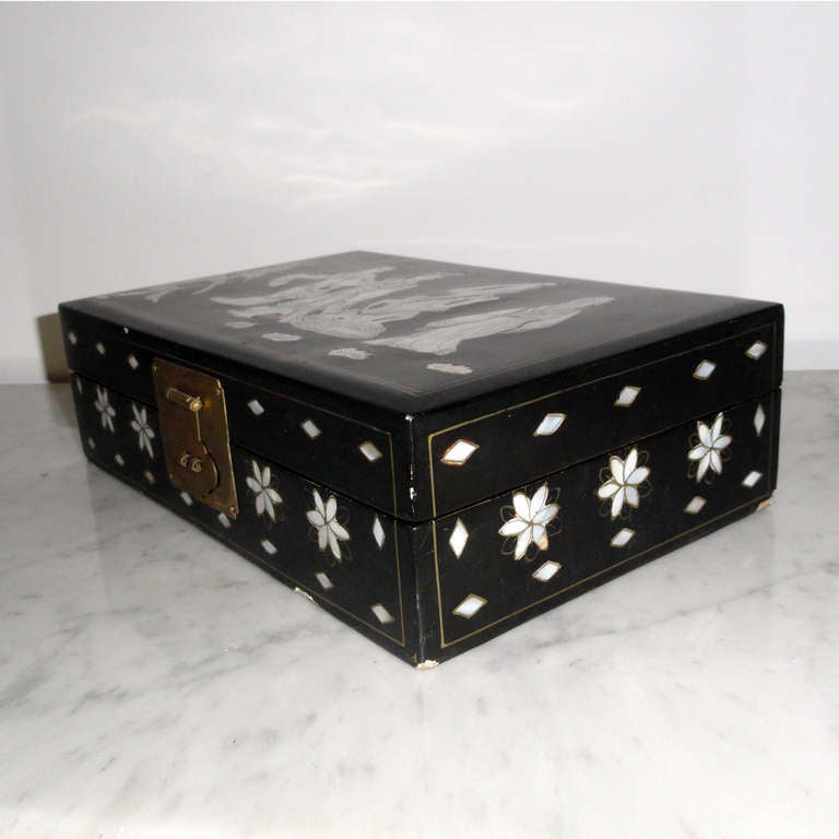 japanese mother of pearl jewelry box