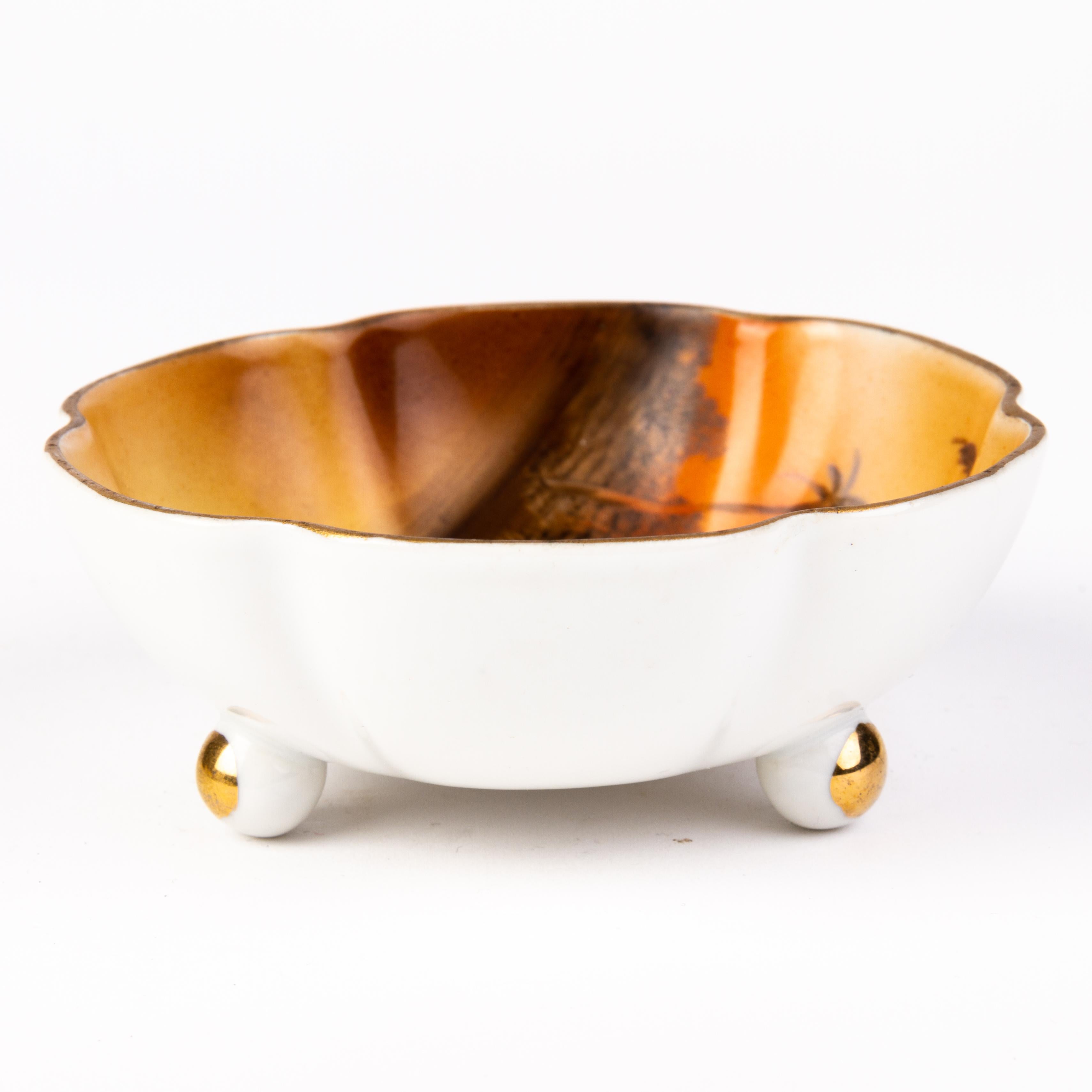 Art Deco Japanese Noritake Porcelain Bowl  1
