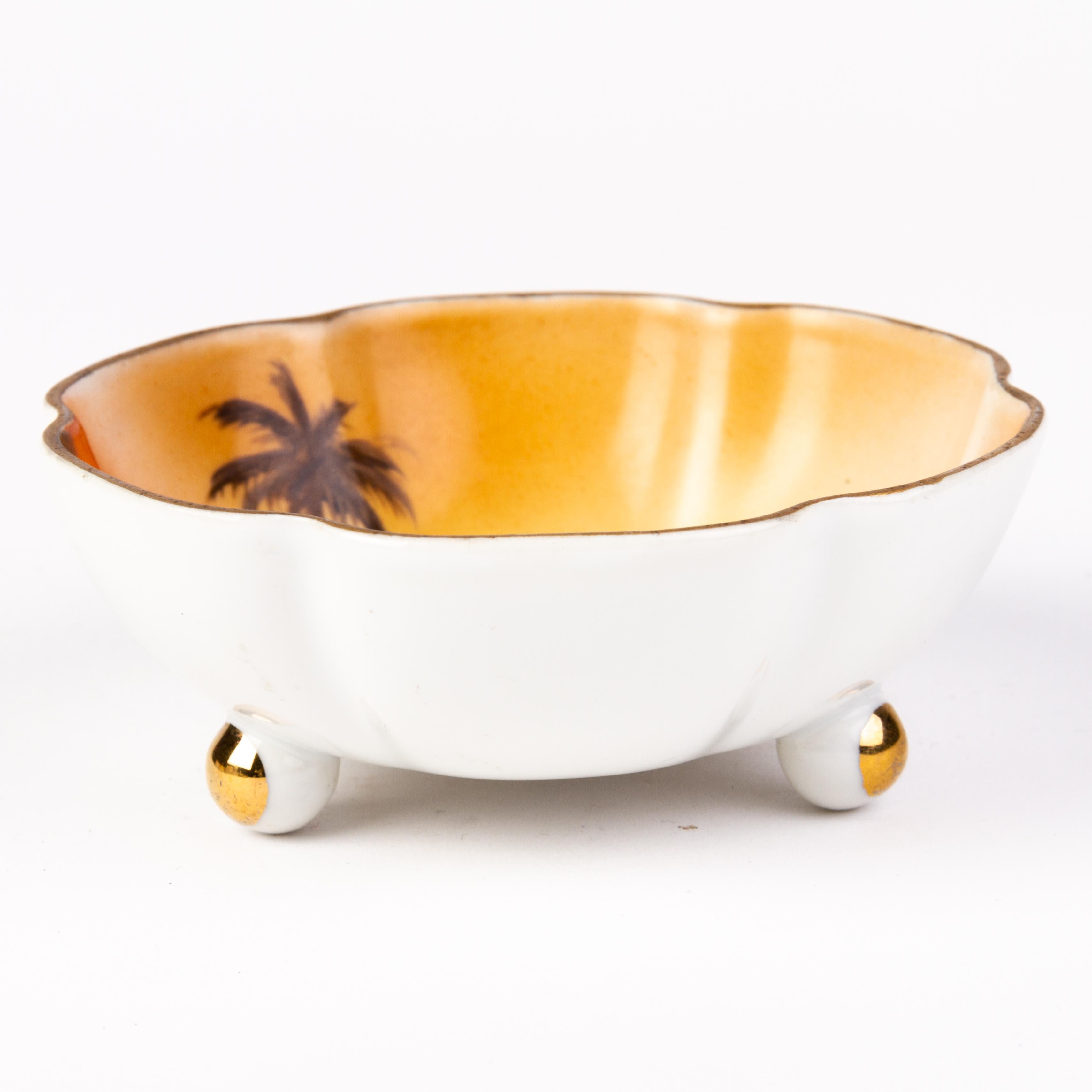 Art Deco Japanese Noritake Porcelain Bowl  2
