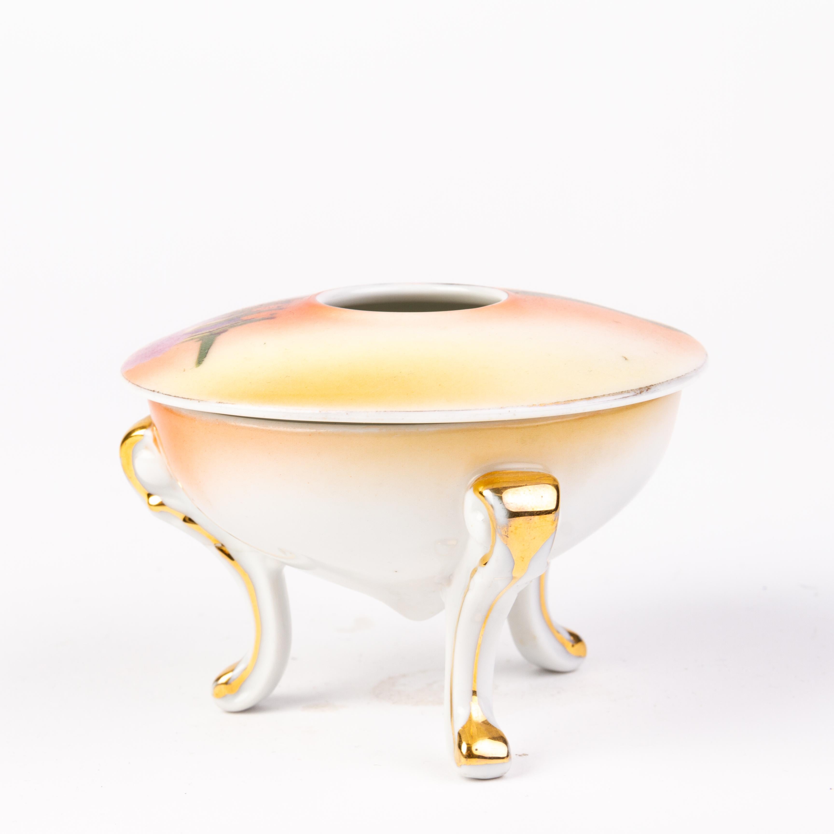20th Century Art Deco Japanese Noritake Porcelain Censer For Sale