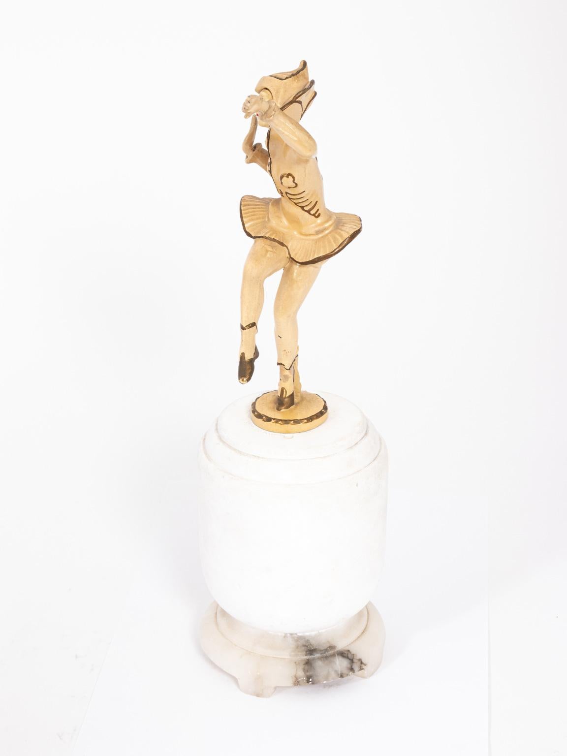 Art Deco JB Hirsche Gerdago Pixie Lamp For Sale 8