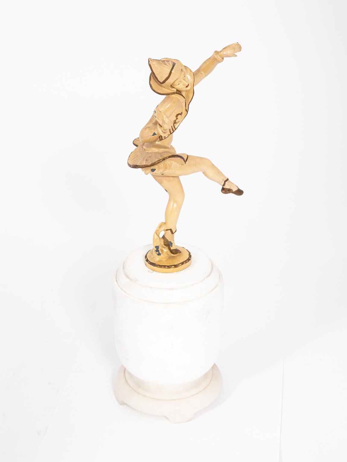 Art Deco JB Hirsche Gerdago Pixie Lamp In Fair Condition For Sale In Stamford, CT