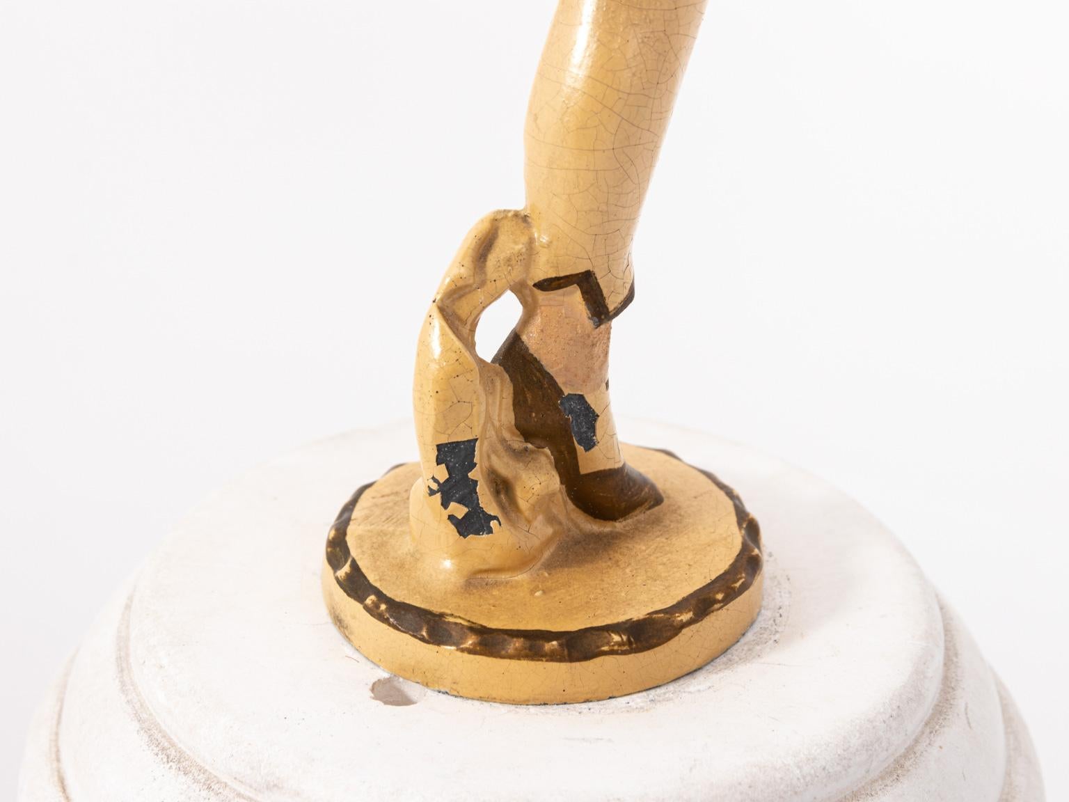 Metal Art Deco JB Hirsche Gerdago Pixie Lamp For Sale