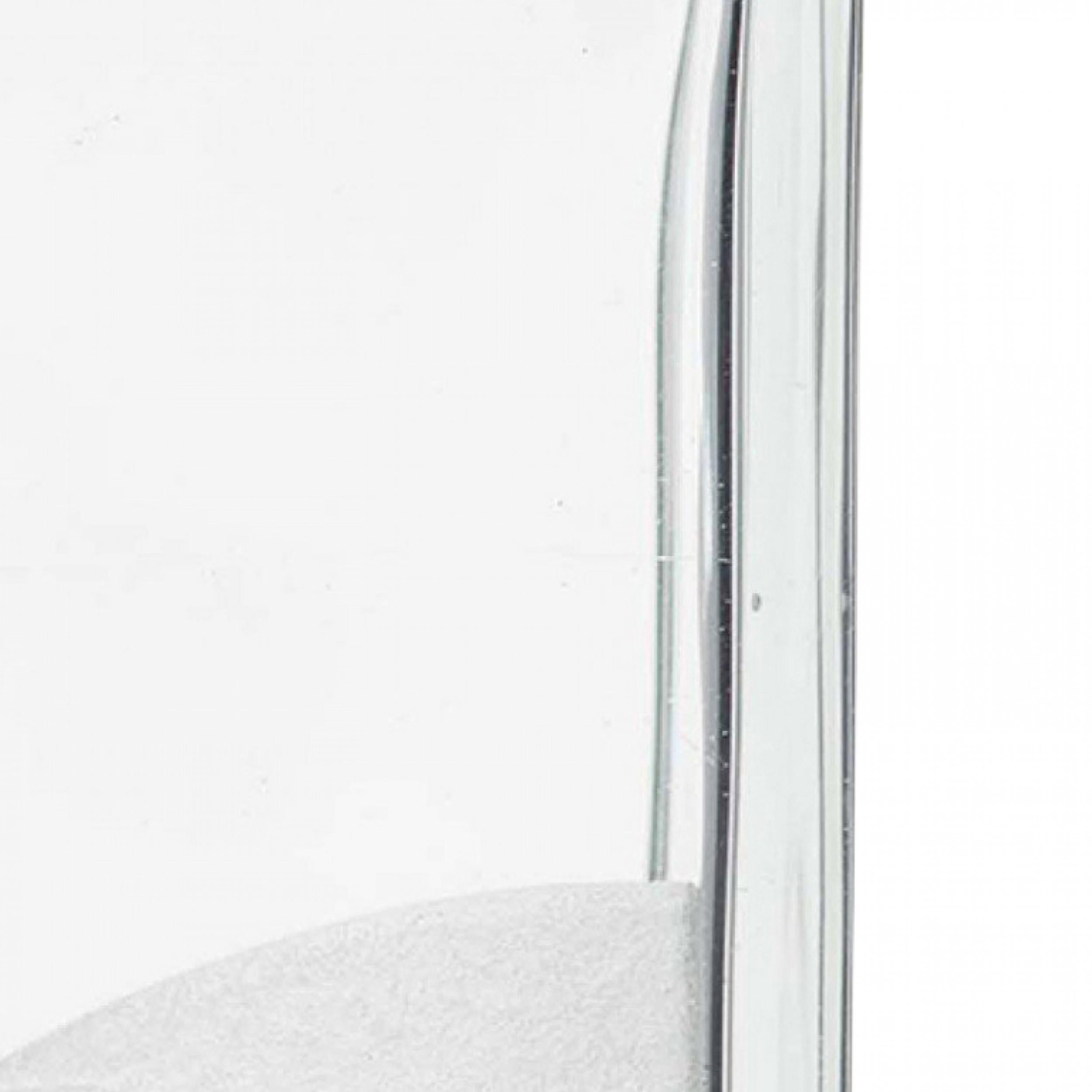 Flaconi di profumo in vetro rettangolare Art Deco con tagli geometrici in vetro smerigliato e top quadrato in metallo patinato argento (JEAN LUCE) (2 PREZZI OGNI) Vedi anche l'articolo NIV235