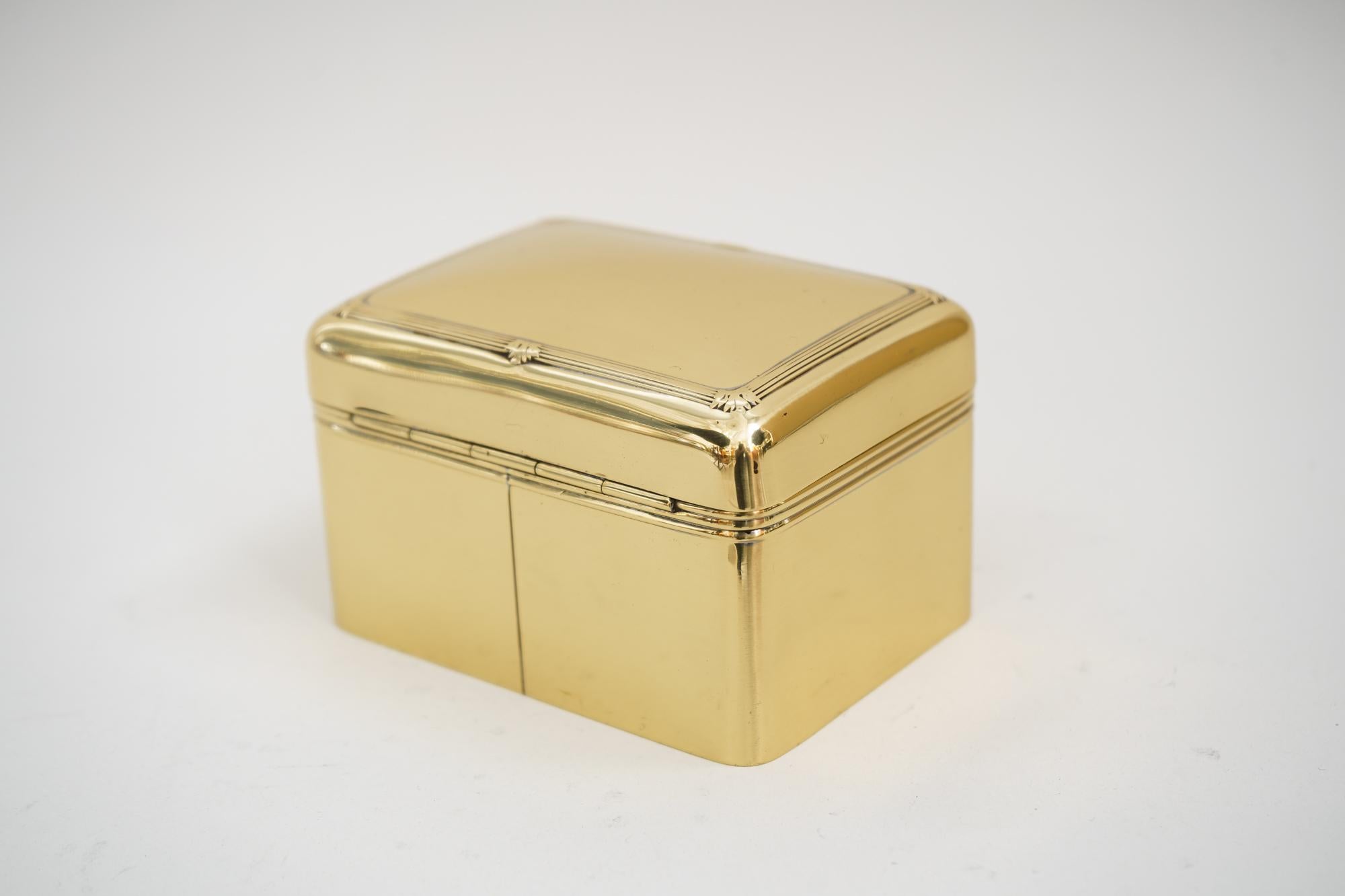 Lacquered Art Deco Jewelry Box by WMF, Germany, circa 1920s