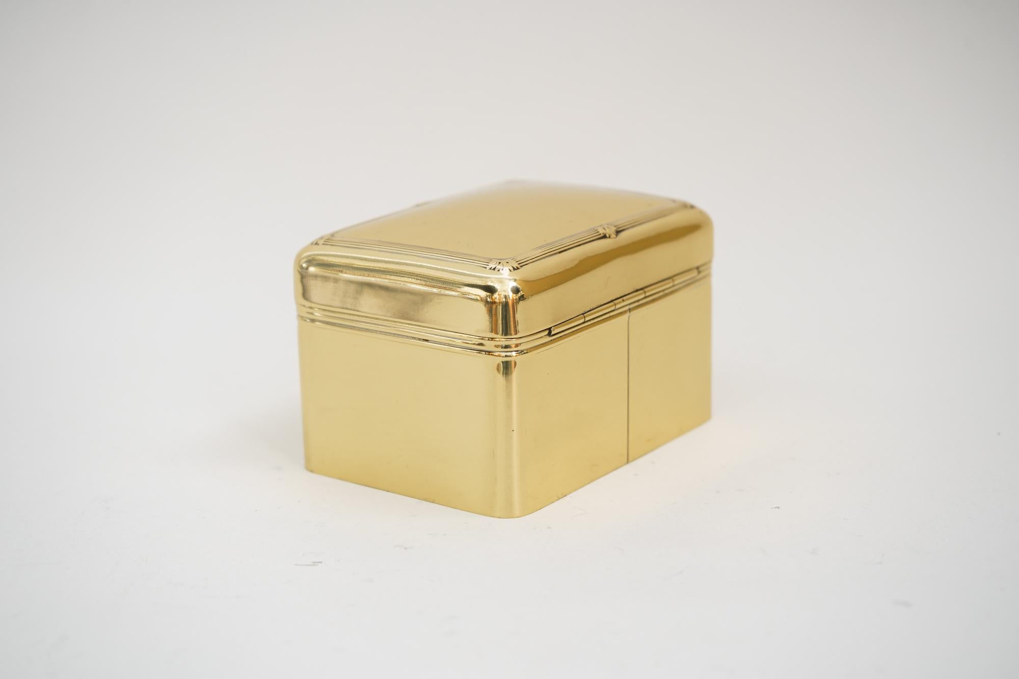 Early 20th Century Art Deco Jewelry Box by WMF, Germany, circa 1920s