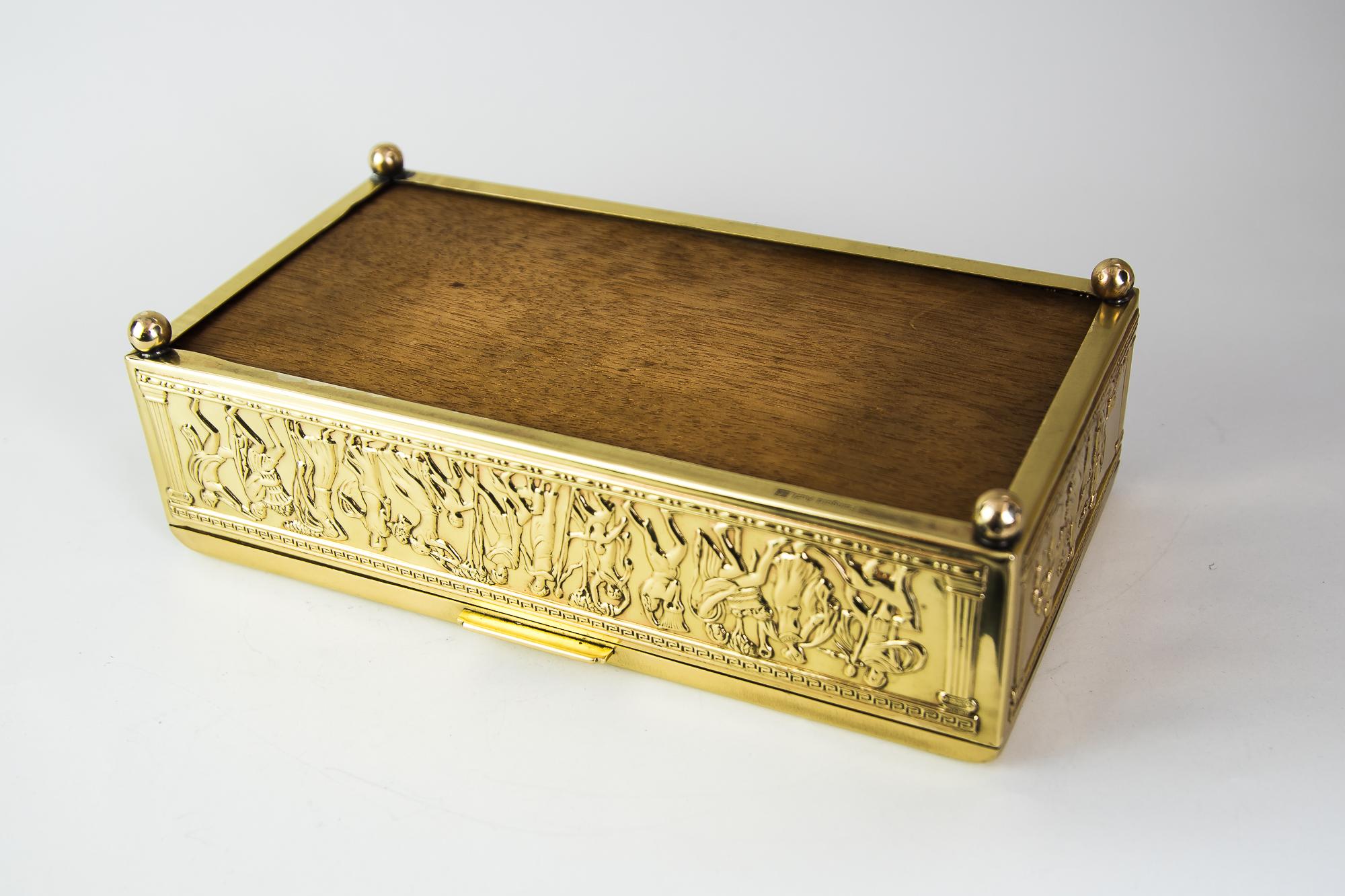 Art Deco Jewelry Box, Rom Motive, Vienna, circa 1920s 2