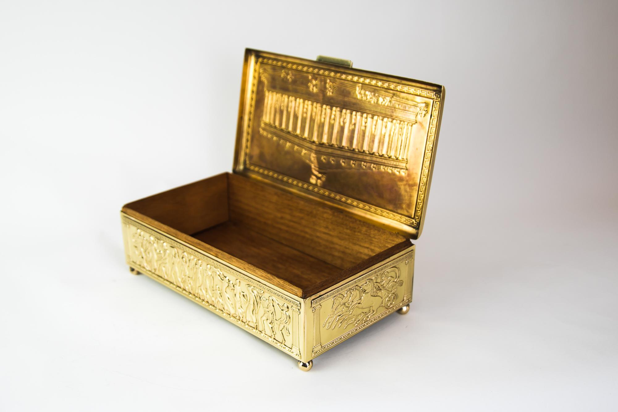 Art Deco Jewelry Box, Rom Motive, Vienna, circa 1920s 1