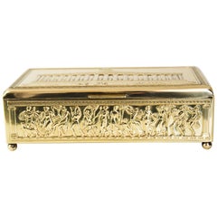 Art Deco Jewelry Box, Rom Motive, Vienna, circa 1920s