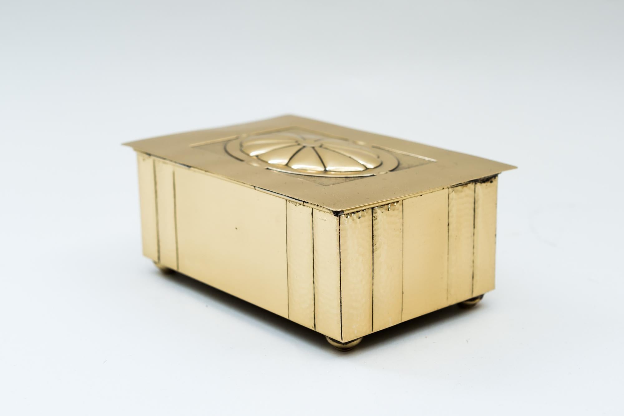 Austrian Art Deco Jewelry Box, Vienna, 1920s by WMF