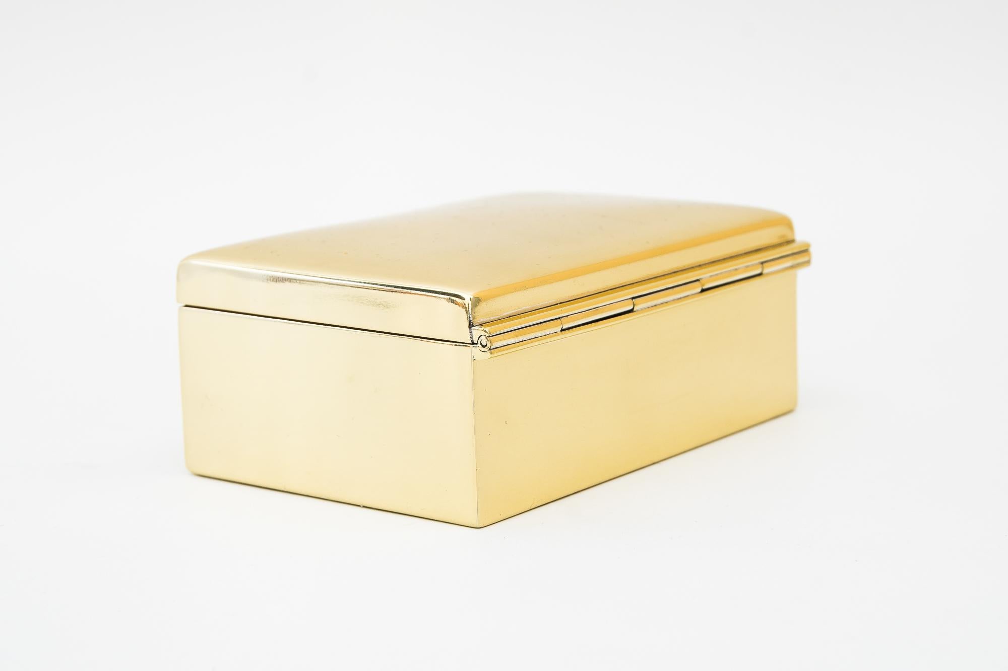 Lacquered Art Deco Jewelry Box, Vienna, circa 1920s