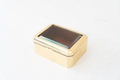 Art Deco Jewelry Box with cut glass vienna around 1920s