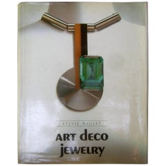 Livre relié sur les bijoux Art déco, par Sylvie Raulet, publié chez Rizzoli vers 1989