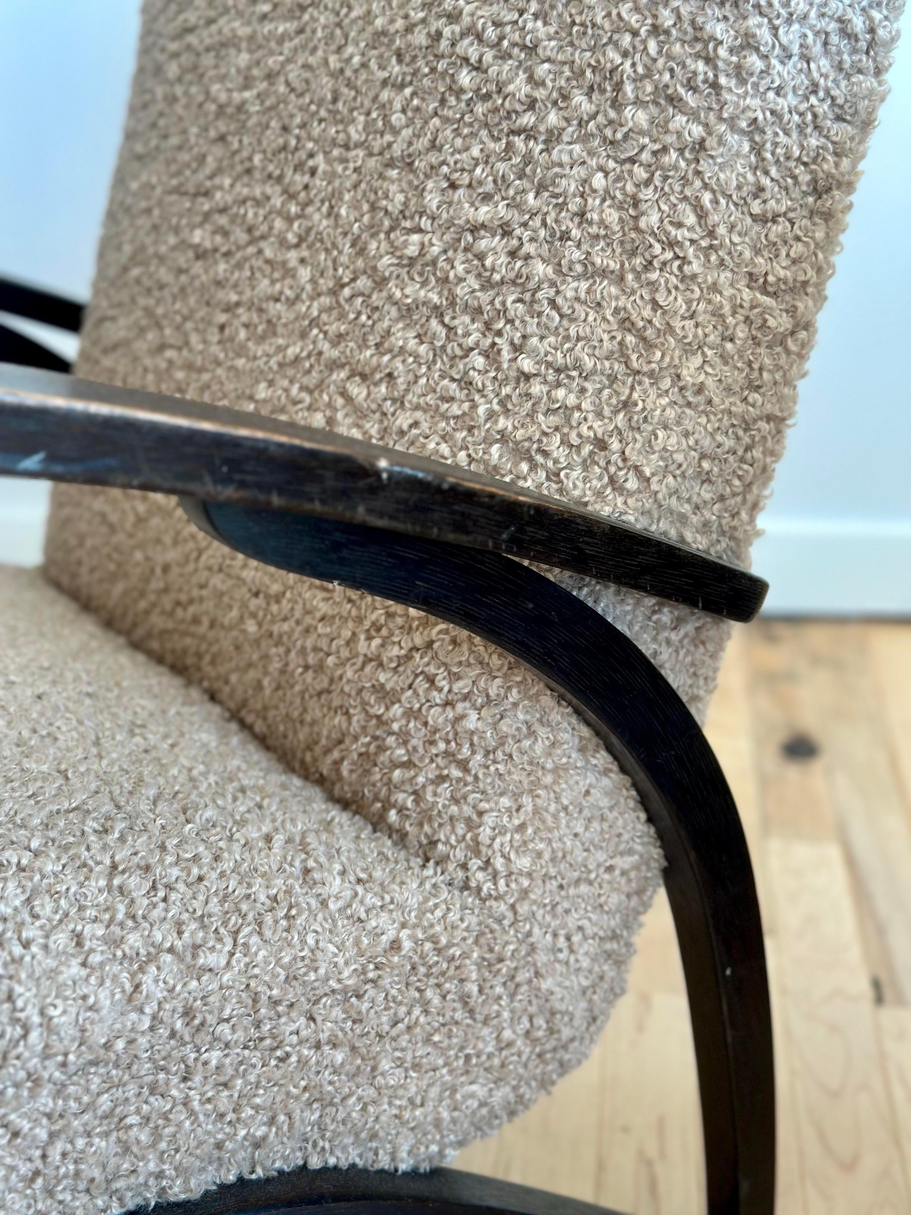 20th Century Art Deco Jindrich Halabala Armchairs, a Pair