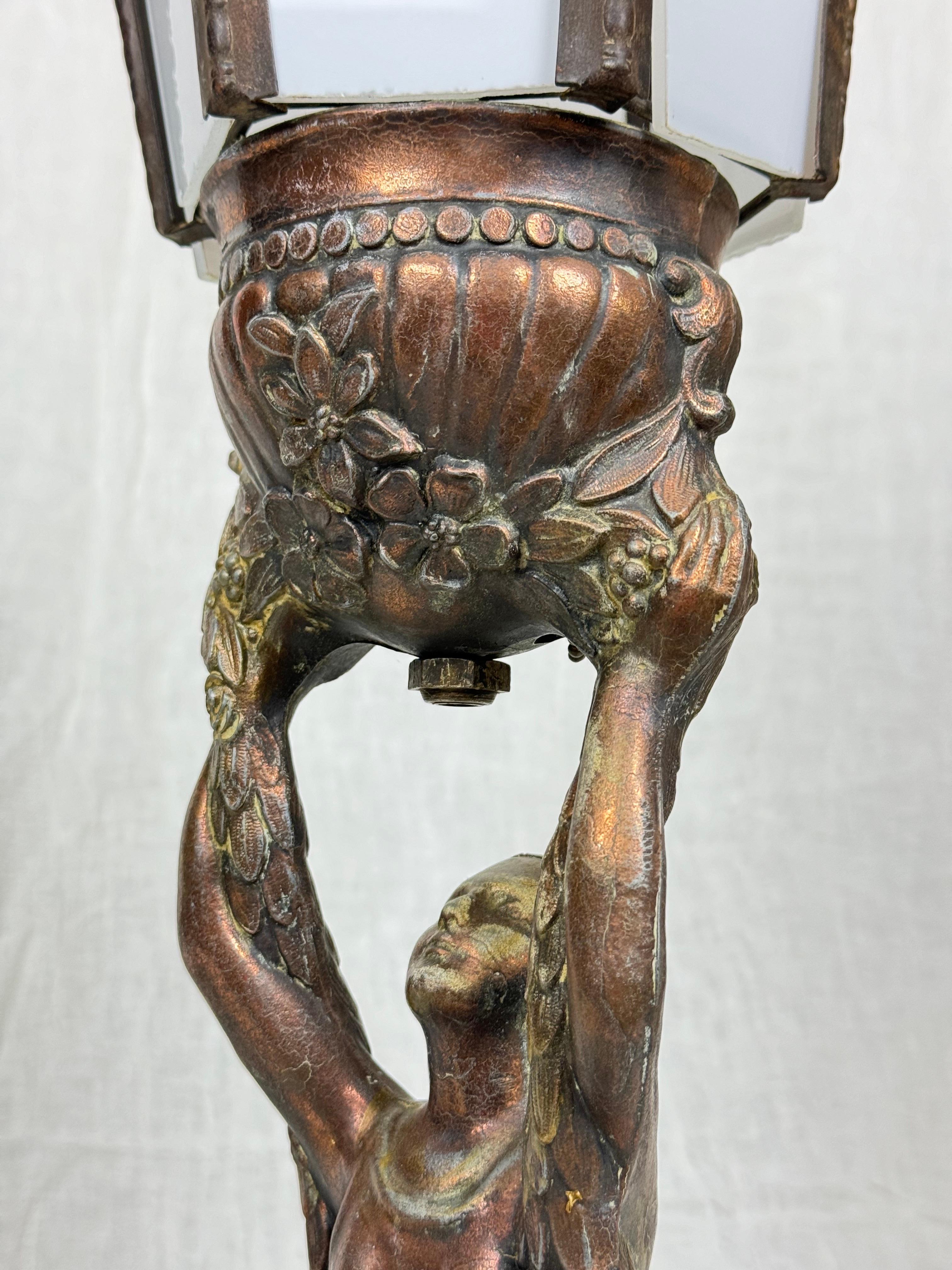 Art Deco Joan of Arc Table Lamp 5