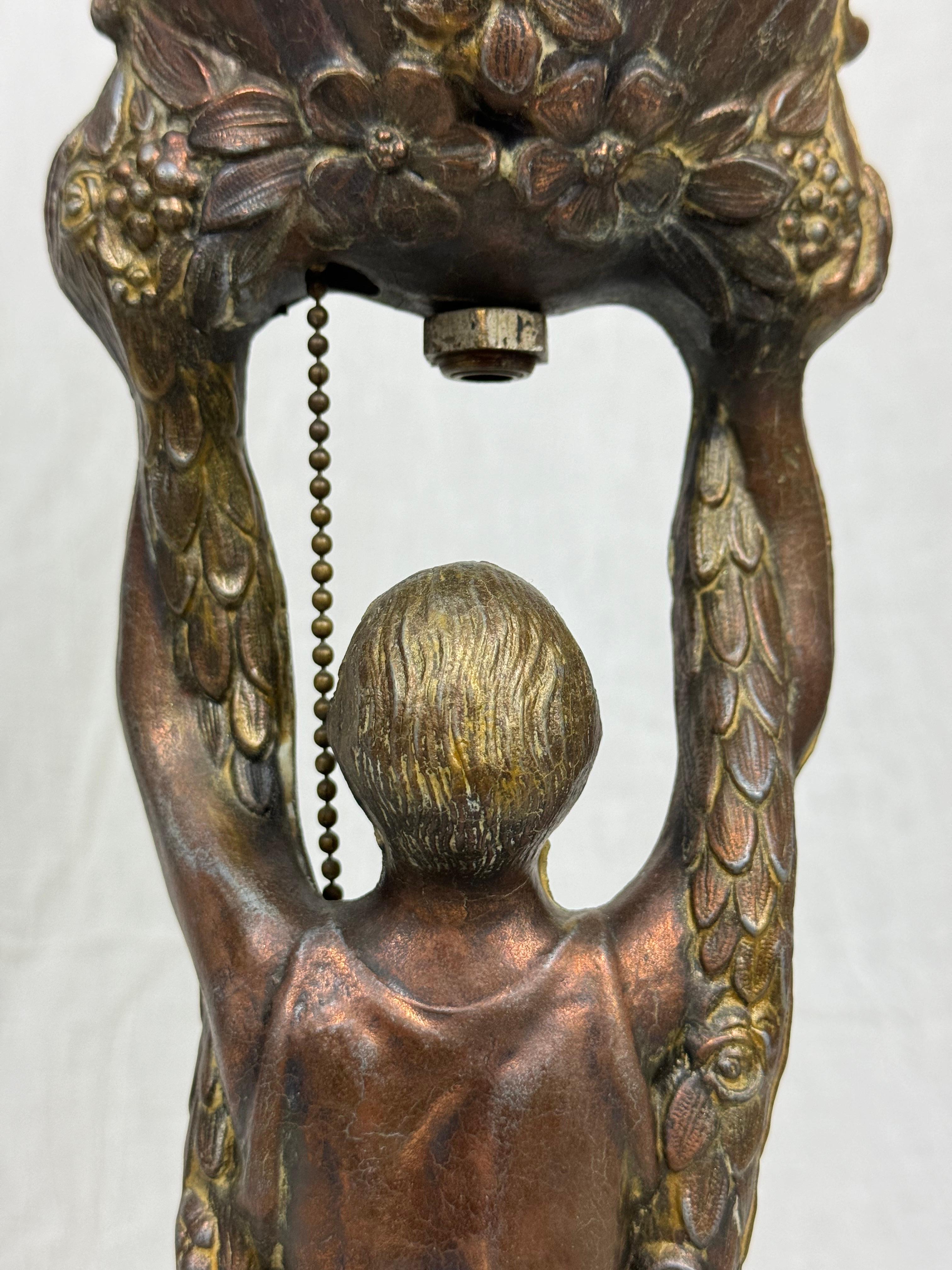 Art Deco Joan of Arc Table Lamp 7