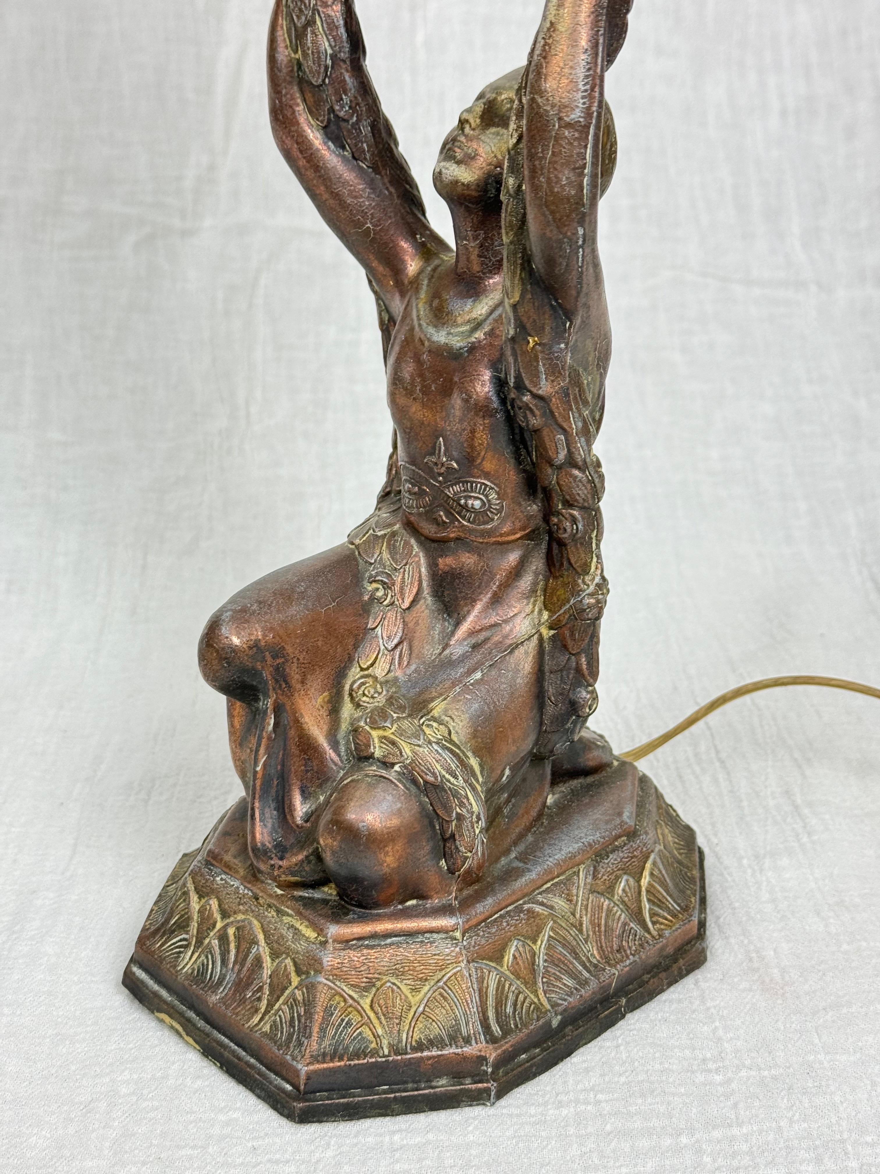 Art Deco Joan of Arc Table Lamp 8
