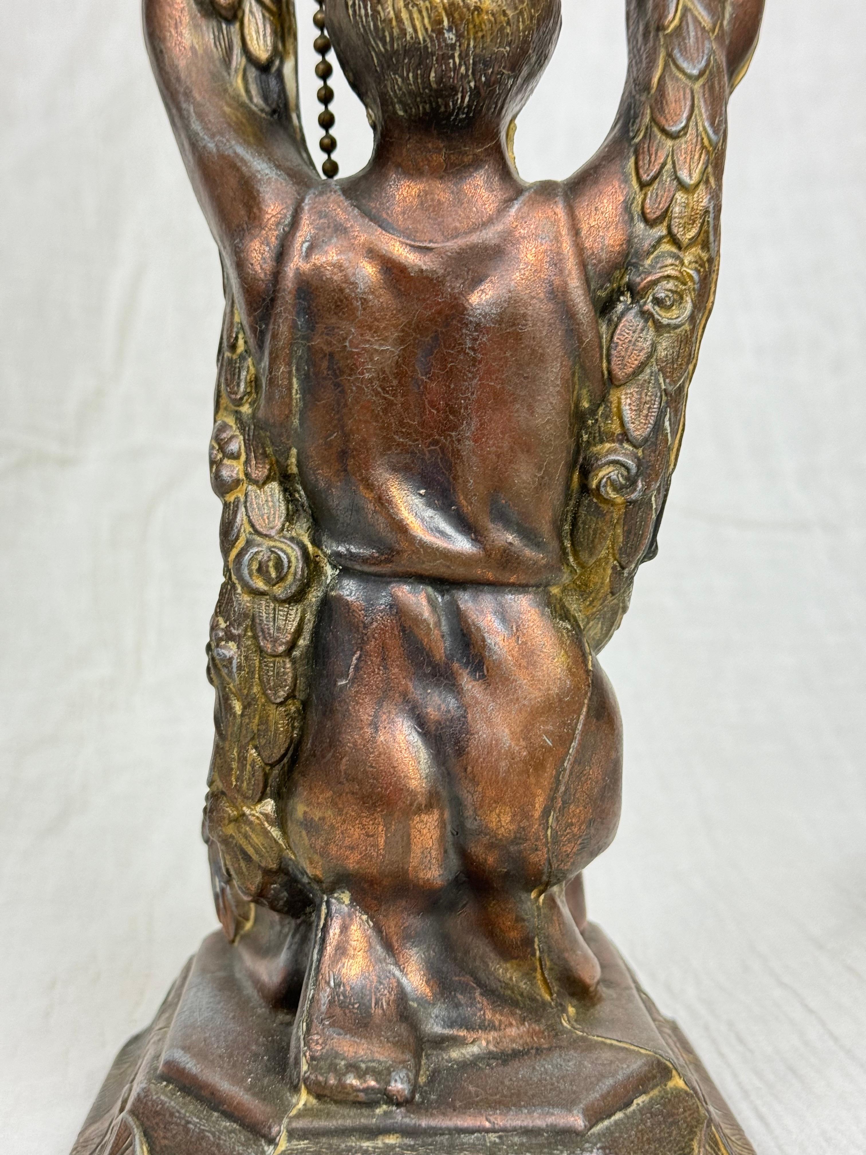 Art Deco Joan of Arc Table Lamp 9