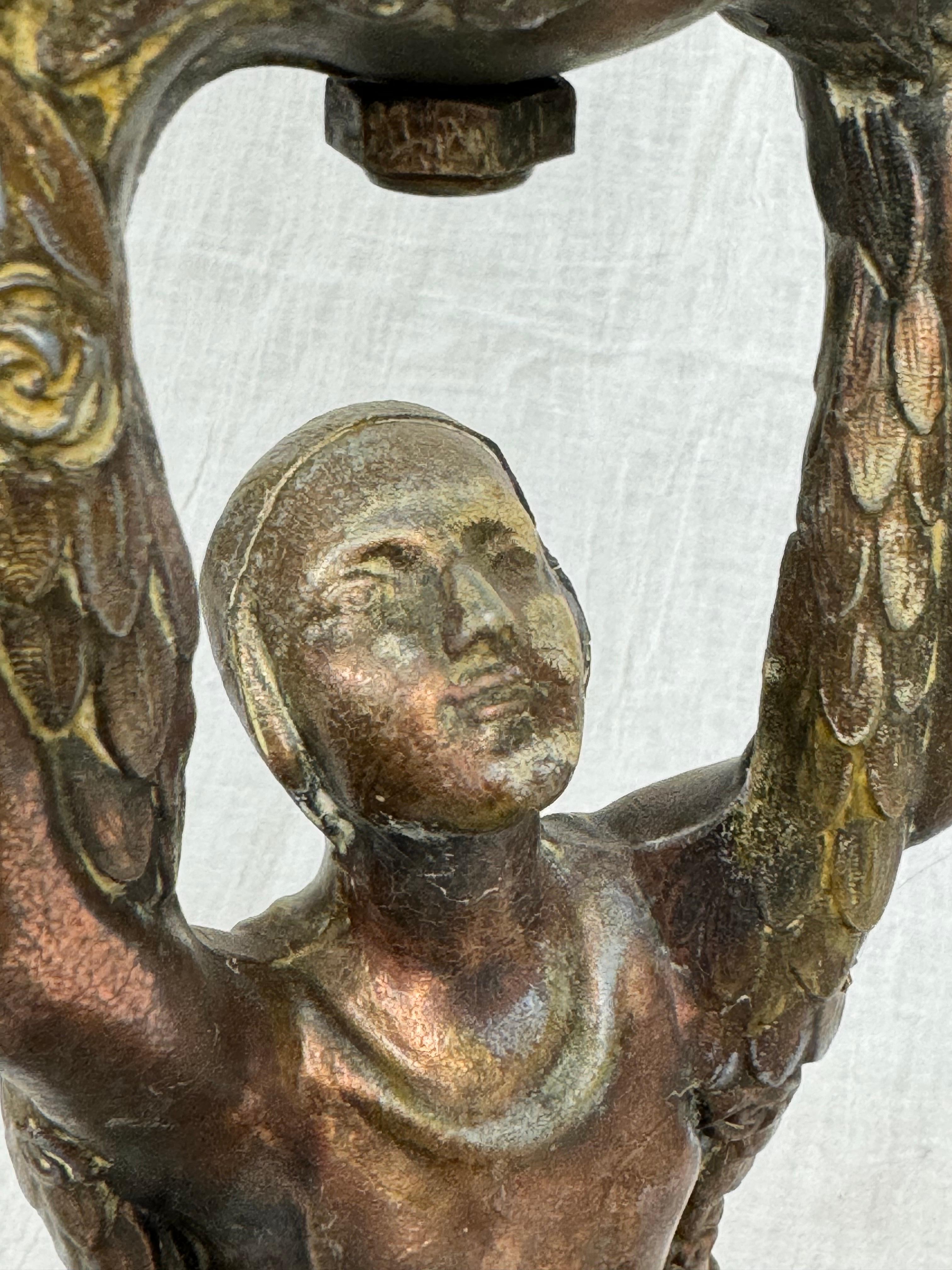 Art Deco Joan of Arc Table Lamp 13