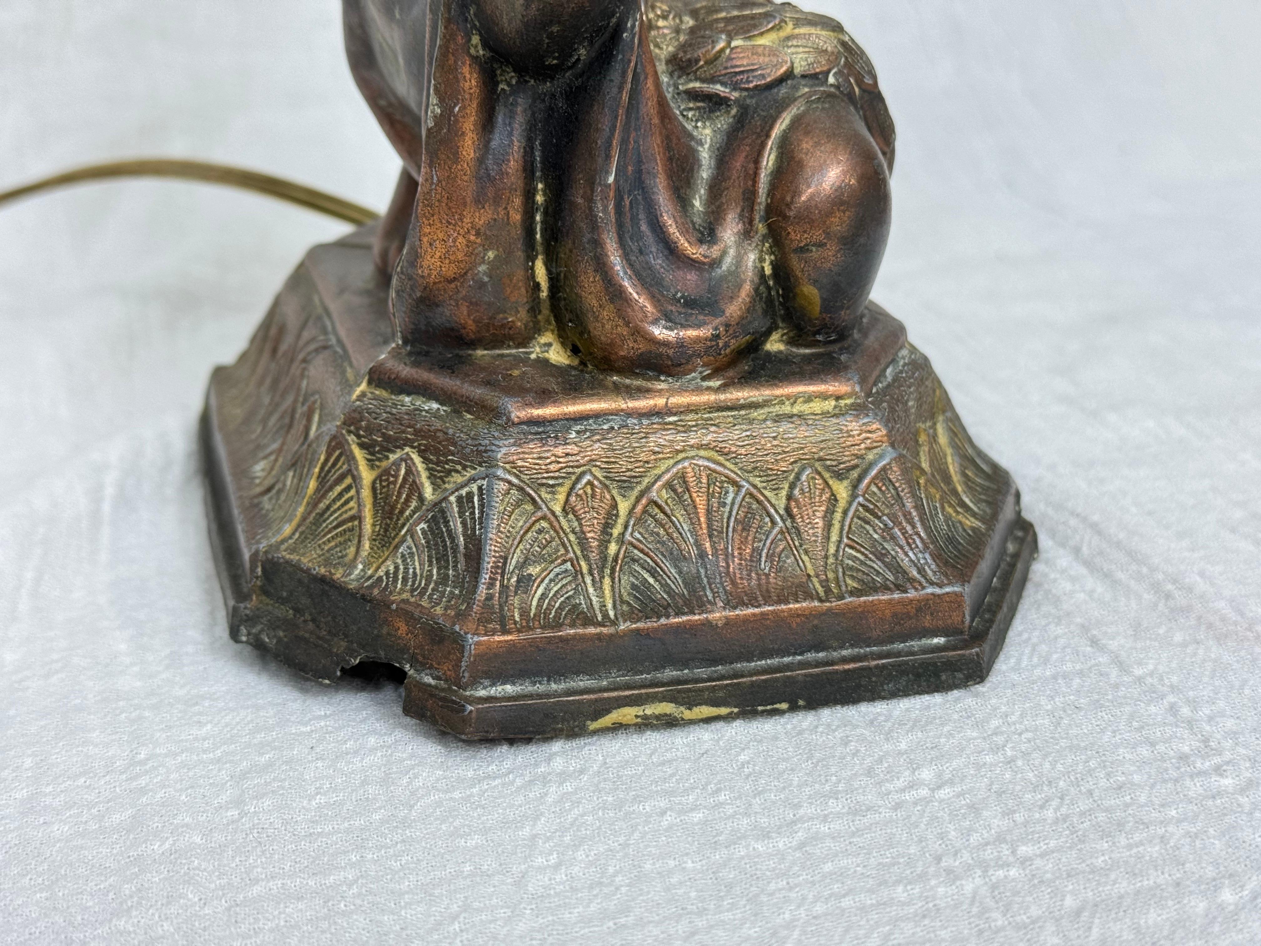Art Deco Joan of Arc Table Lamp 14