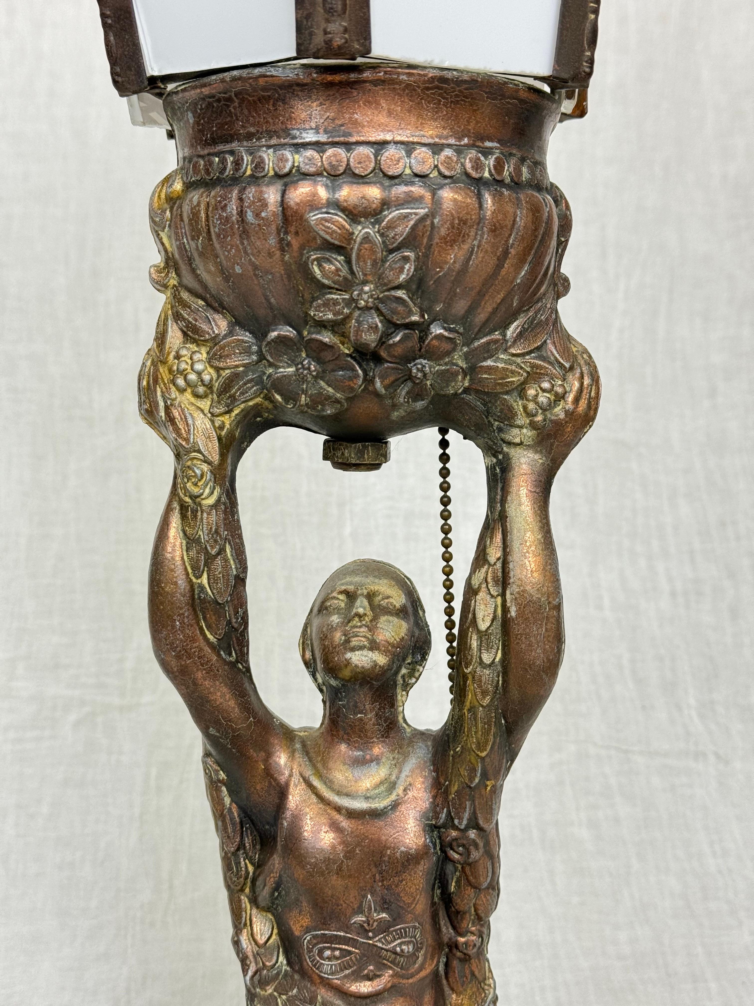 Art Deco Joan of Arc Table Lamp 2