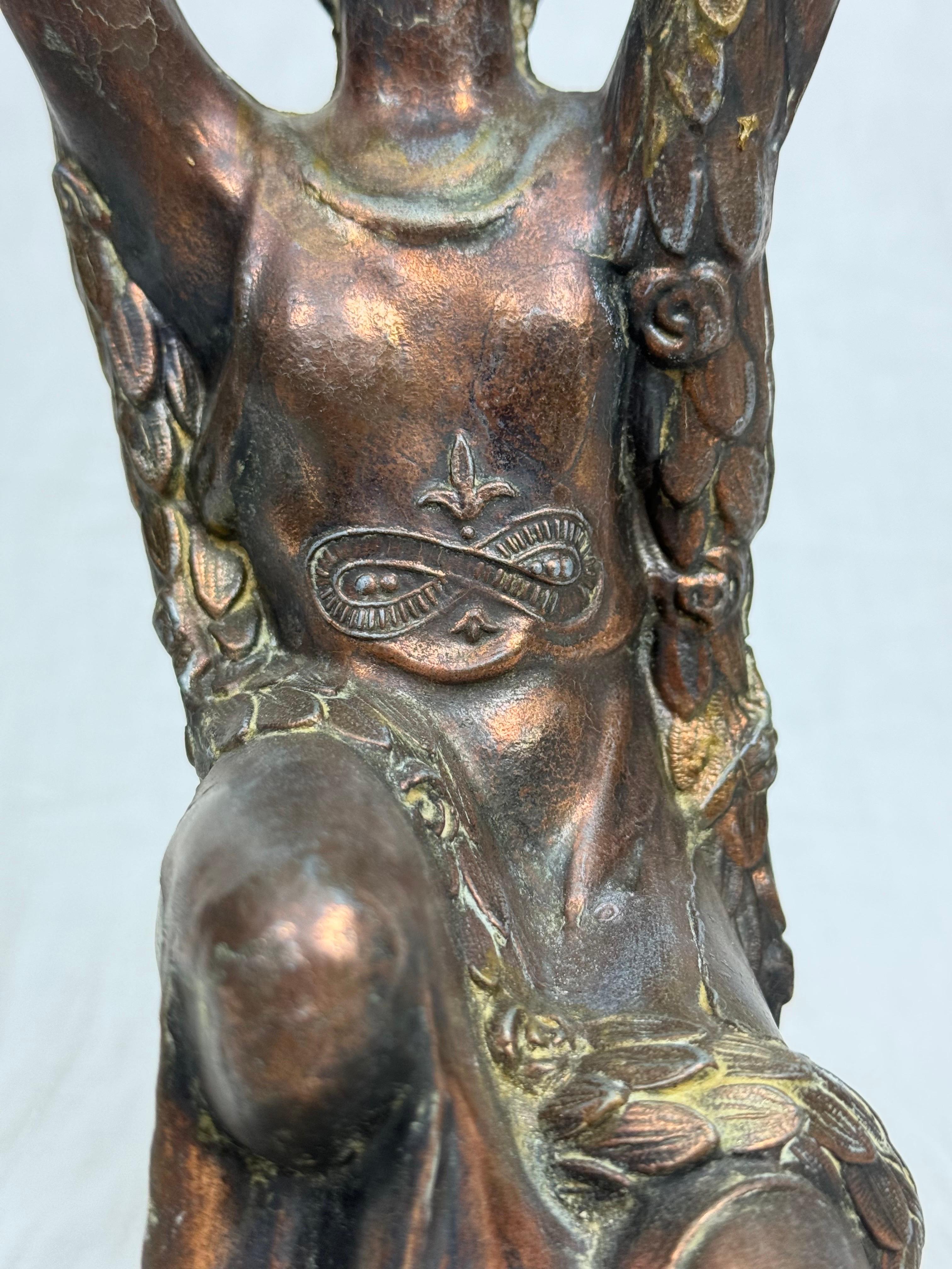 Art Deco Joan of Arc Table Lamp 3