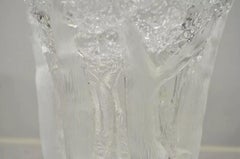 Art Deco Josef Inwald Dans La Foret Forest Trees Barolac Art Glass Vase