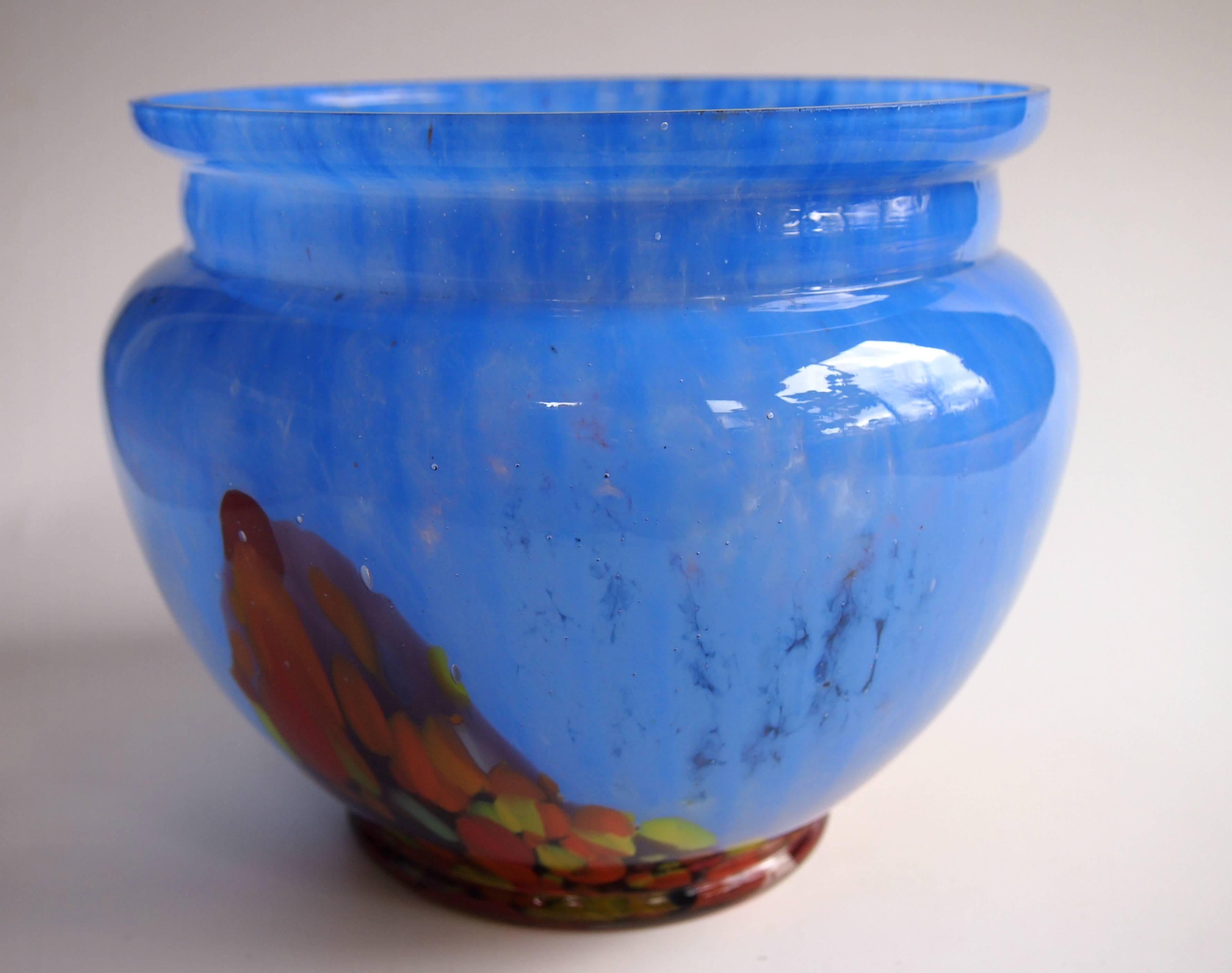 Art Deco German Josephine, Vineta, Kristall Glass Bowl In Excellent Condition For Sale In London, GB