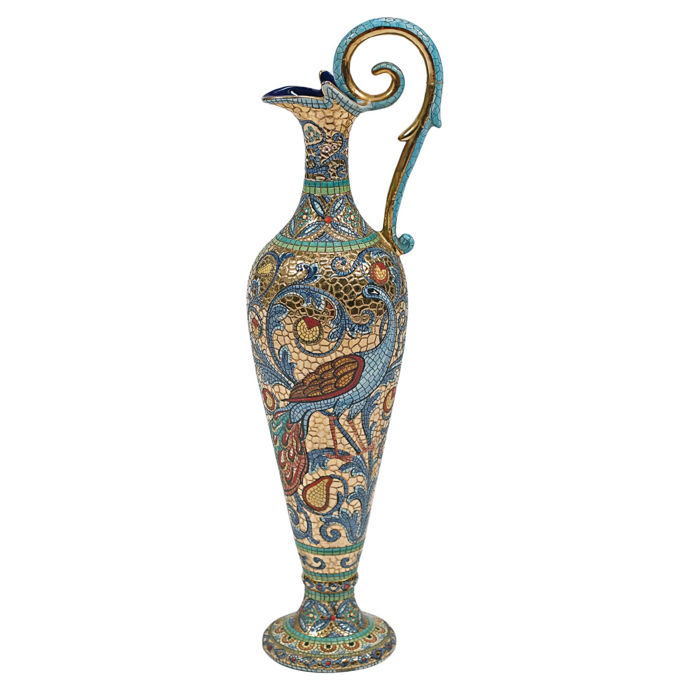 Cruche Art Déco de Santucci Deruta en vente