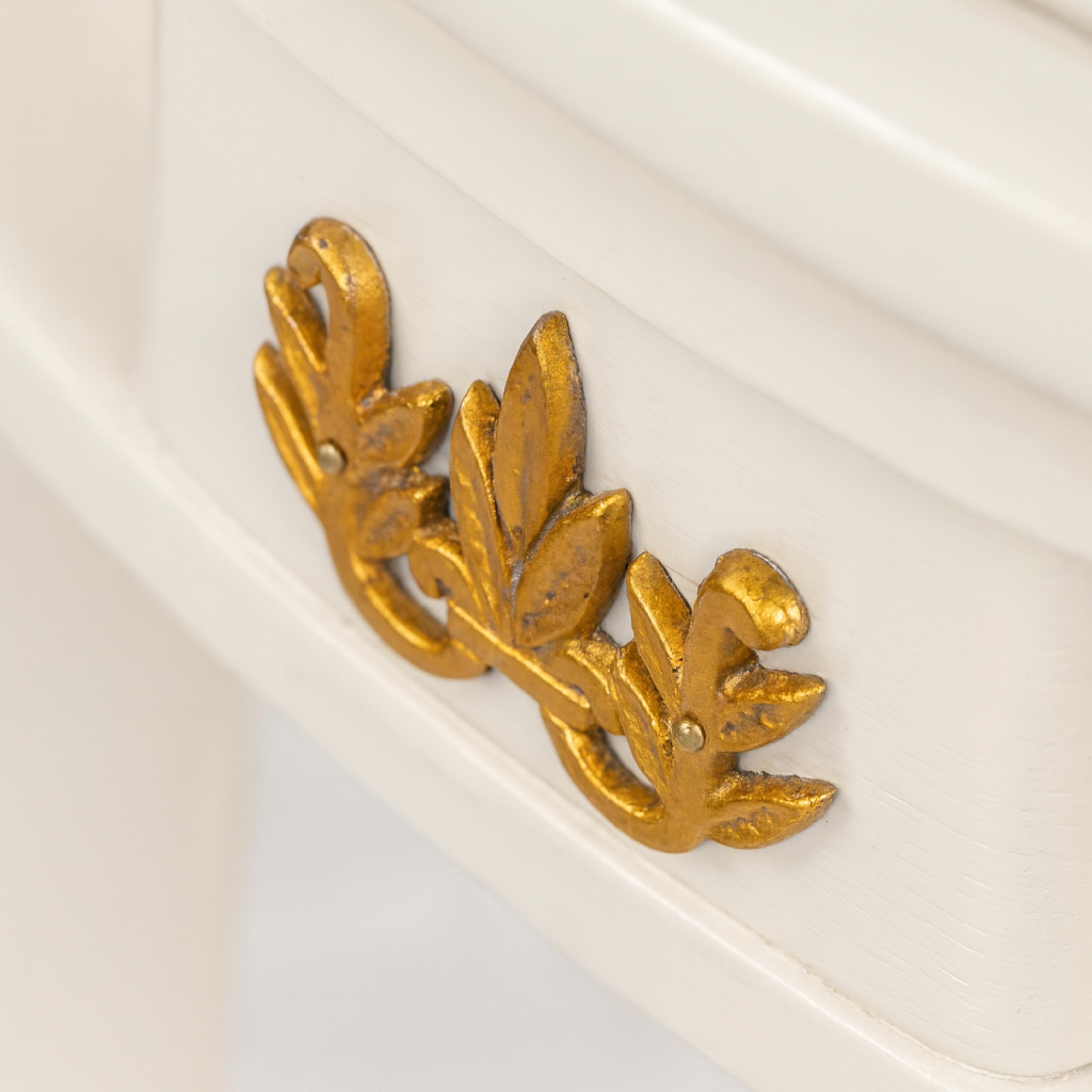 Art Deco Jules Leleu Off White Runder Tisch, 20. Jahrhundert (Französisch) im Angebot