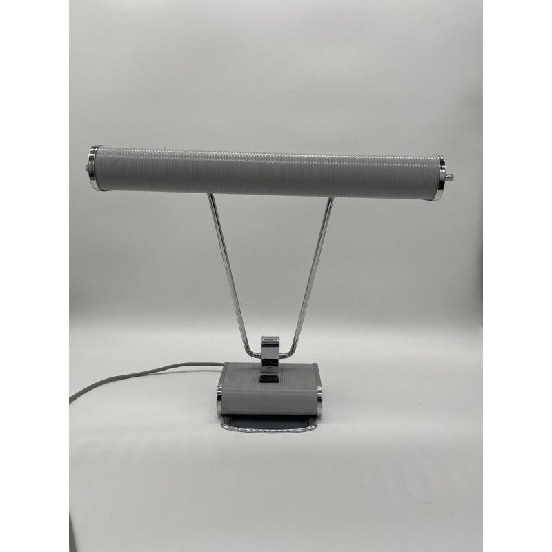 Art Deco Jumo N 71 Desk Lamp inChrome Metal by Eileen Gray, 1940s For Sale 4