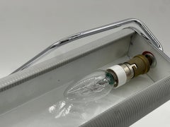 Art Deco Jumo N 71 Desk Lamp inChrome Metal by Eileen Gray, 1940s