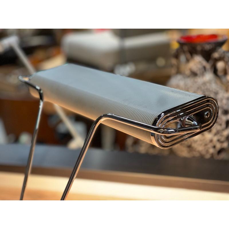 20th Century Art Deco Jumo N 71 Desk Lamp inChrome Metal by Eileen Gray, 1940s For Sale