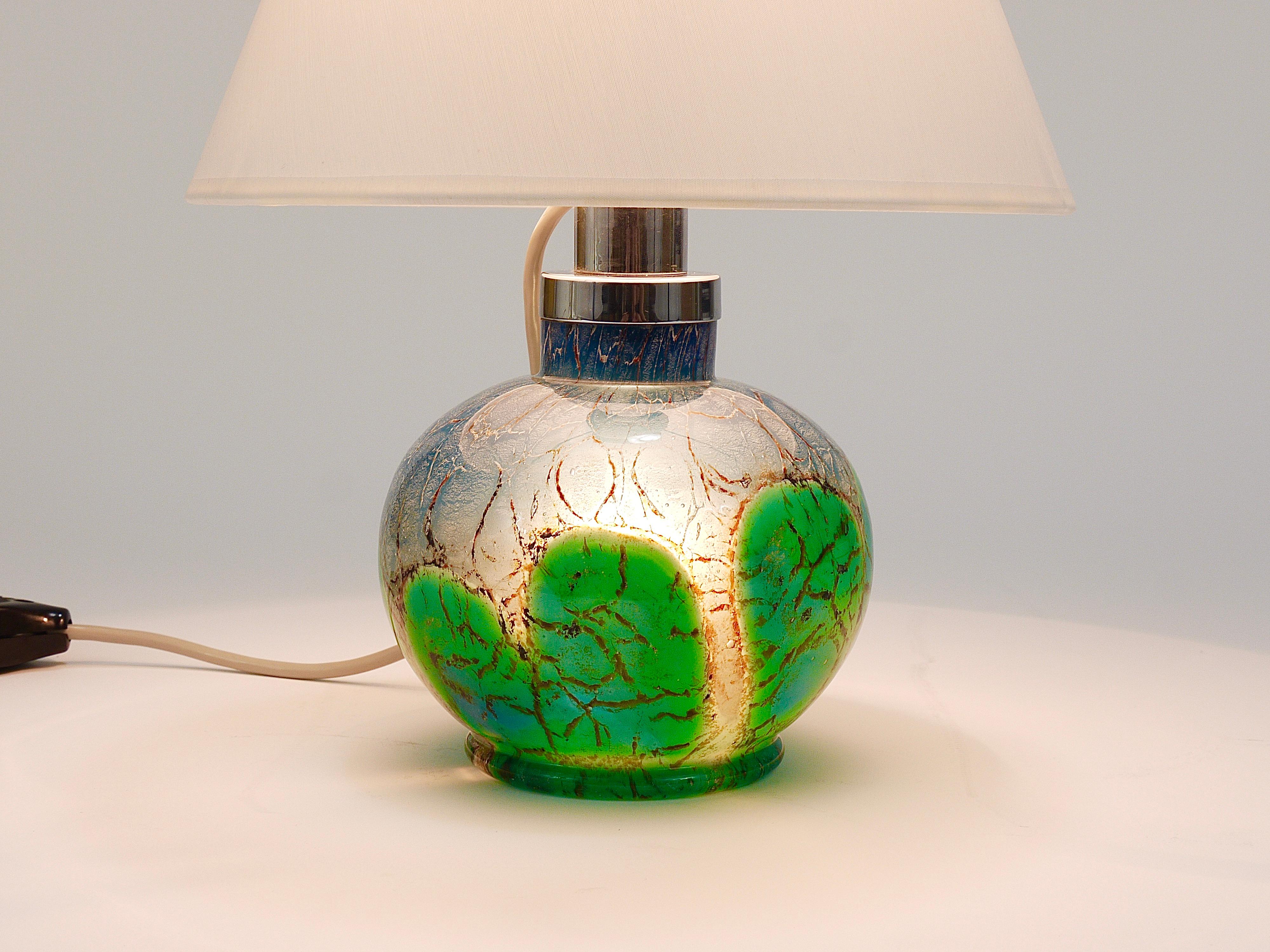 Lampe de table ou lampe d'appoint Art Déco Karl Wiedmann WMF Ikora, Allemagne, années 1930 en vente 5