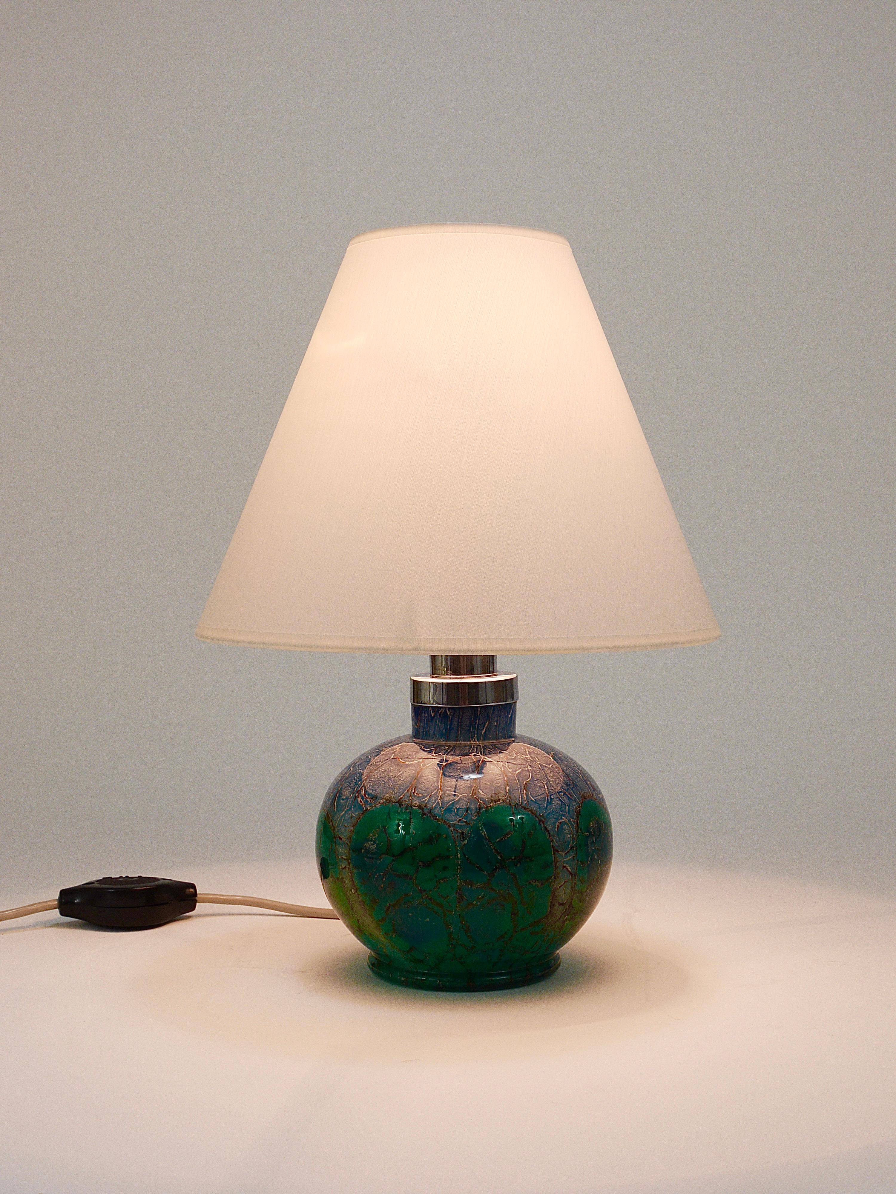 Lampe de table ou lampe d'appoint Art Déco Karl Wiedmann WMF Ikora, Allemagne, années 1930 en vente 6