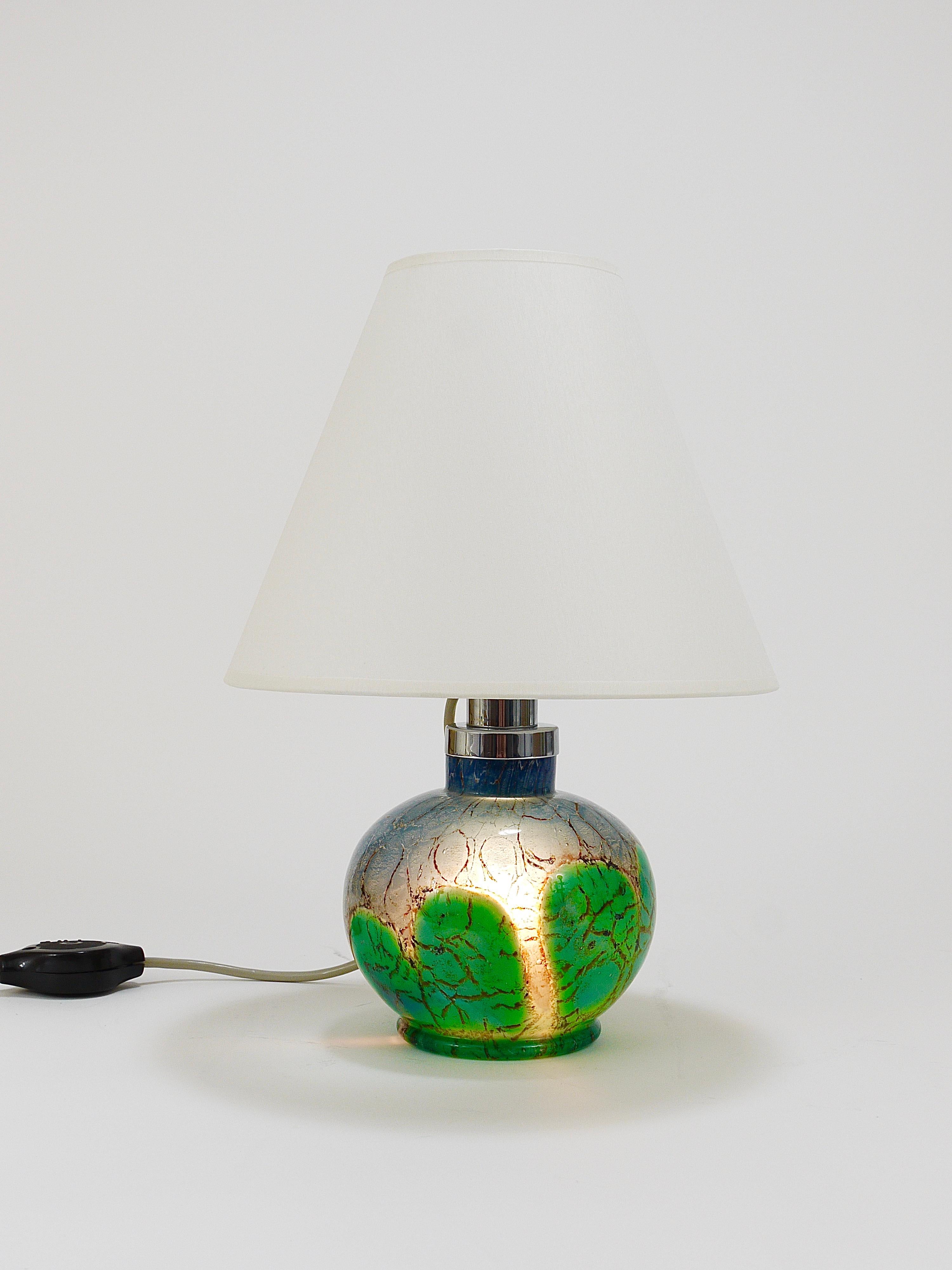 Lampe de table ou lampe d'appoint Art Déco Karl Wiedmann WMF Ikora, Allemagne, années 1930 en vente 10