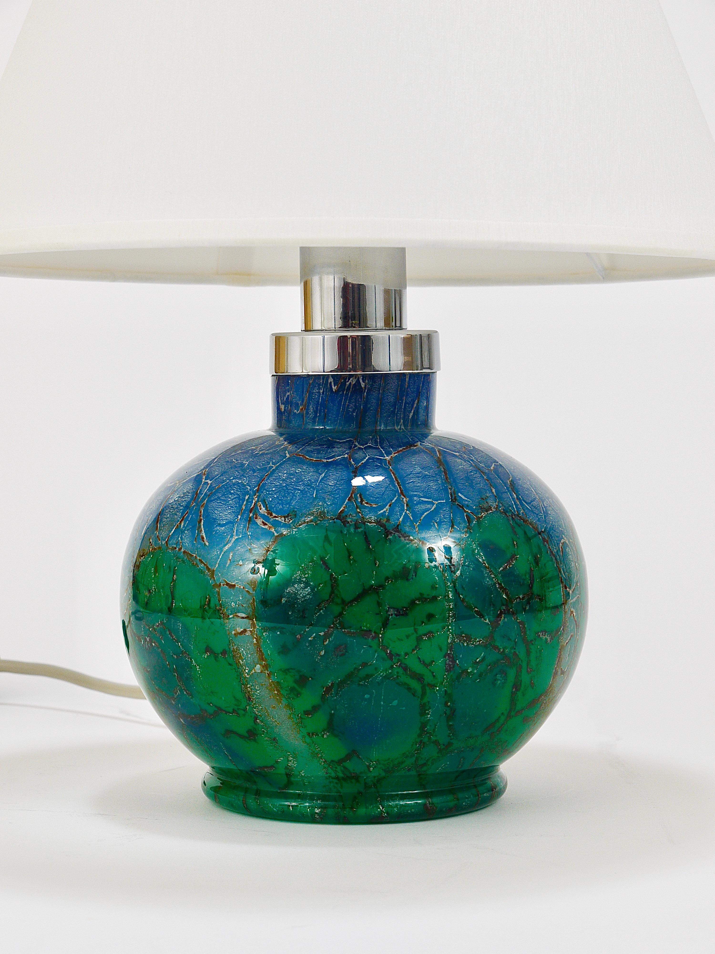 Mid-20th Century Art Deco Karl Wiedmann WMF Ikora Table Or Side Lamp, Germany, 1930s For Sale