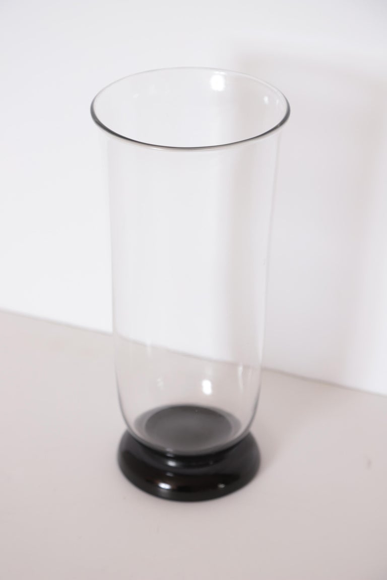 Art Deco Keith Murray Glass Vase for Stevens & Williams / Royal Brierley For Sale 4