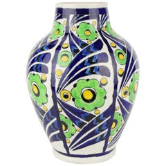 Art Deco Keramis Boch Jazzy Vase