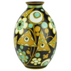 Art Deco Keramis Matt Boch Vase