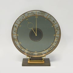 Horloge mystère de cheminée Art déco Zodiac, vers 1935, Heinrich Möller