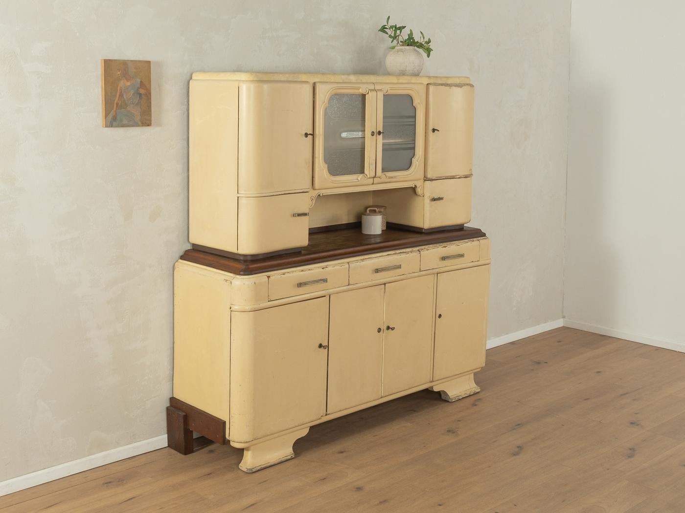 Mid-Century Modern Art Deco Kitchen Cabinet, 1920s For Sale