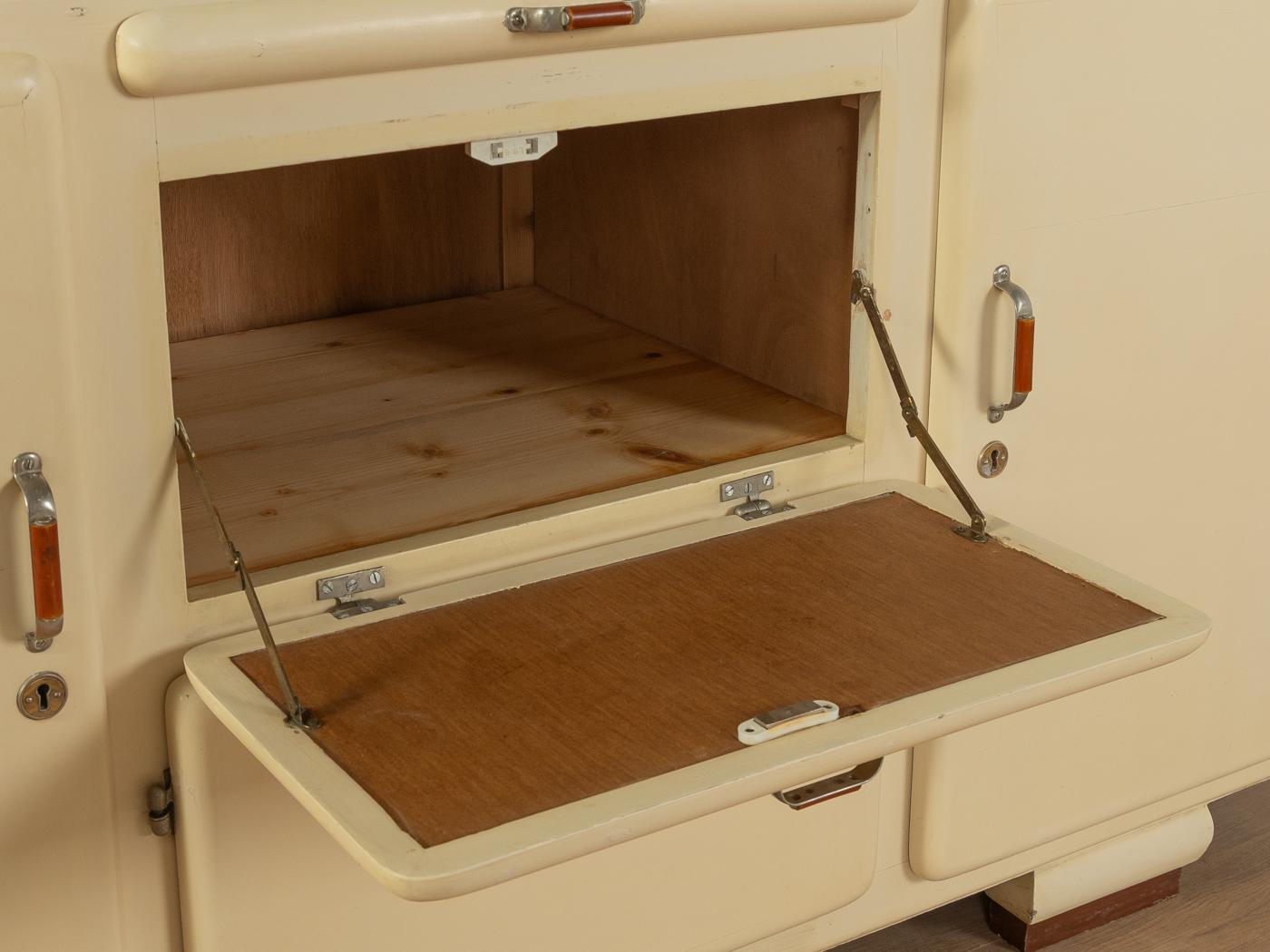 Early 20th Century Art Déco Kitchen Cabinet, 1920s For Sale
