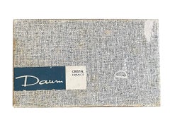 Art Deco Knife Rest Set by Daum, Glass, Elegant Design, France, 1930