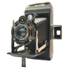 Antique Art Deco Kodak Six-20 Model C Strut Folding Medium Format Bellow Camera 