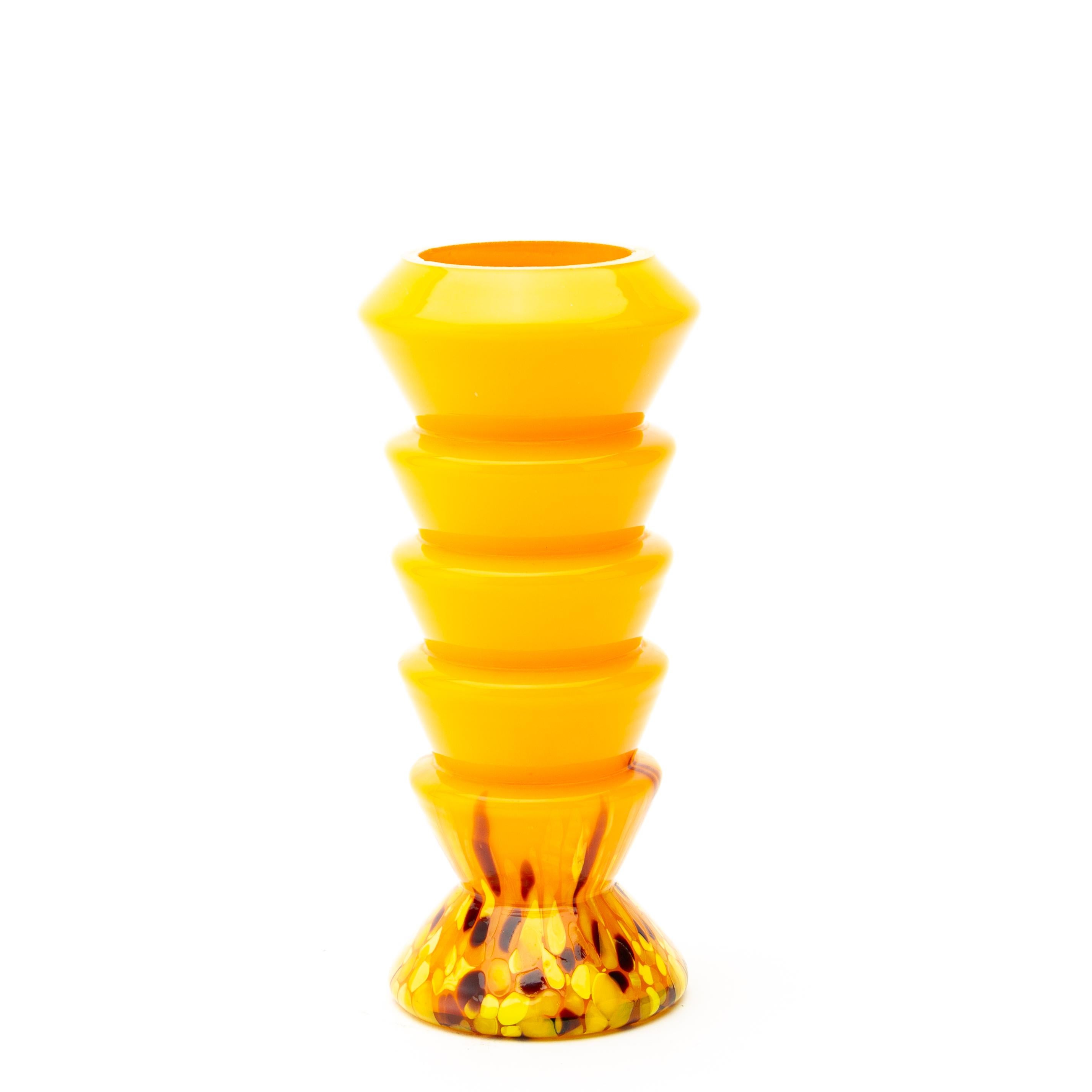 Vaso a strati in vetro Art Deco Kralik Ernst Steinwald Tango Splatter 
Buono stato
Spedizione internazionale gratuita.